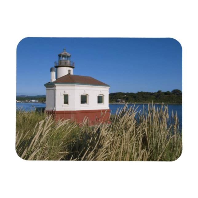 Imán Faro del río Coquille, Oregon, EE. UU. (Horizontal)