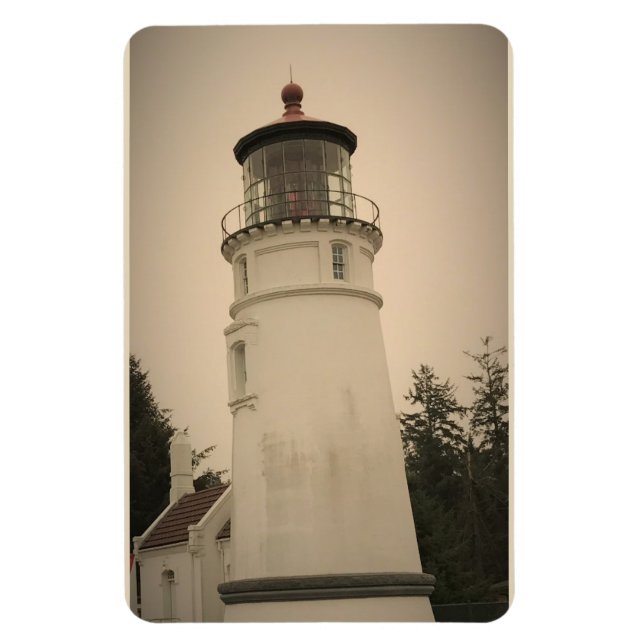 Imán Faro del río Umpqua, OR (Vertical)