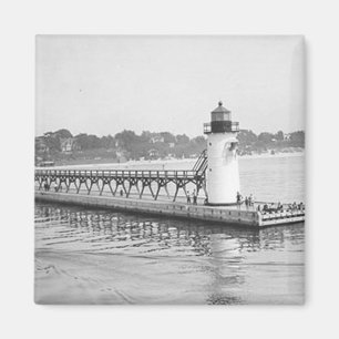 Imán Faro del sur de Pierhead del asilo del sur