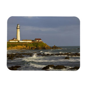 Imán Faro en la playa estatal Pigeon Point en San 2