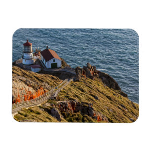 Imán Faro En La Playa Nacional De Point Reyes