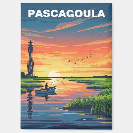 Imán Faro en Pascagoula Mississippi