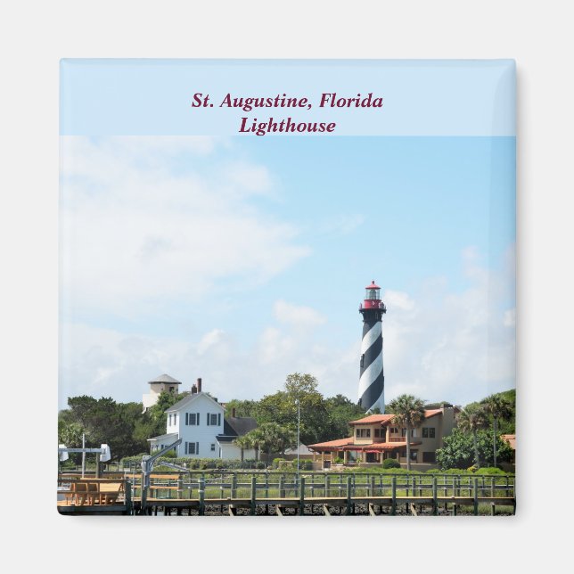 Imán Faro histórico de St.Augustine, Fl. (Frente)