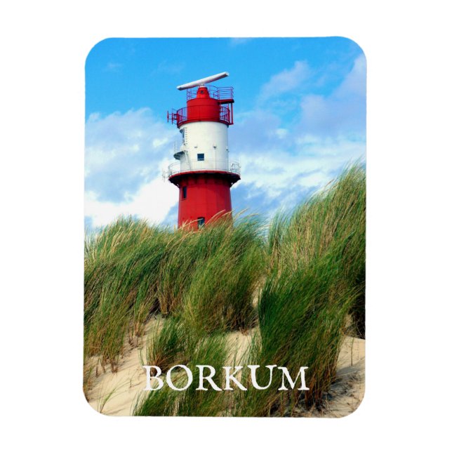 Imán Faro Kleiner, Borkum, Frisia Oriental, Alemania (Vertical)