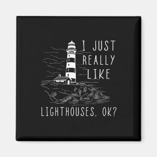 Imán Faro Me Encantan Los Faros Costeros 