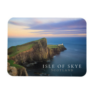 Imán Faro Neist Point en Skye al atardecer