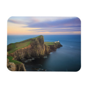 Imán Faro Neist Point en Skye al atardecer