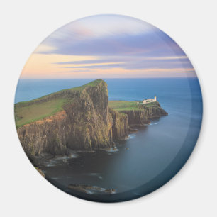 Imán Faro Neist Point en Skye al atardecer