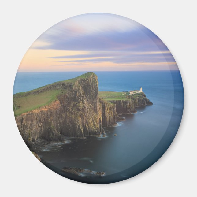 Imán Faro Neist Point en Skye al atardecer (Frente)