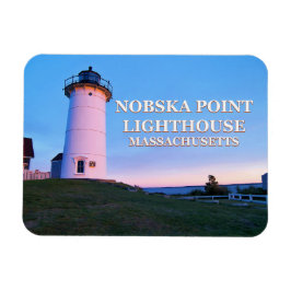 Imán Faro Nobska Point Massachusetts Photo Magnet