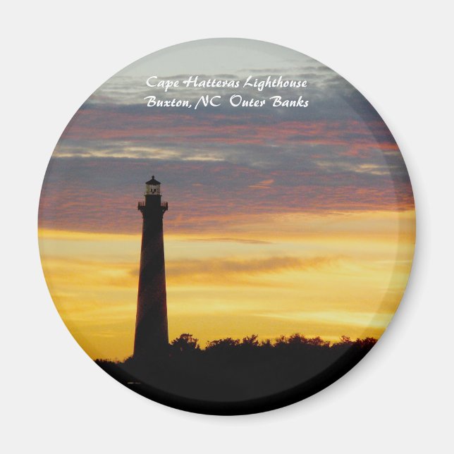Imán Faro OBX Magnet de Cape Hatteras (Frente)