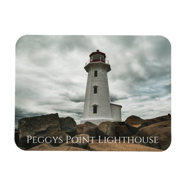 Imán Faro Peggys Point, Peggys Cove, Nueva Escocia (Horizontal)