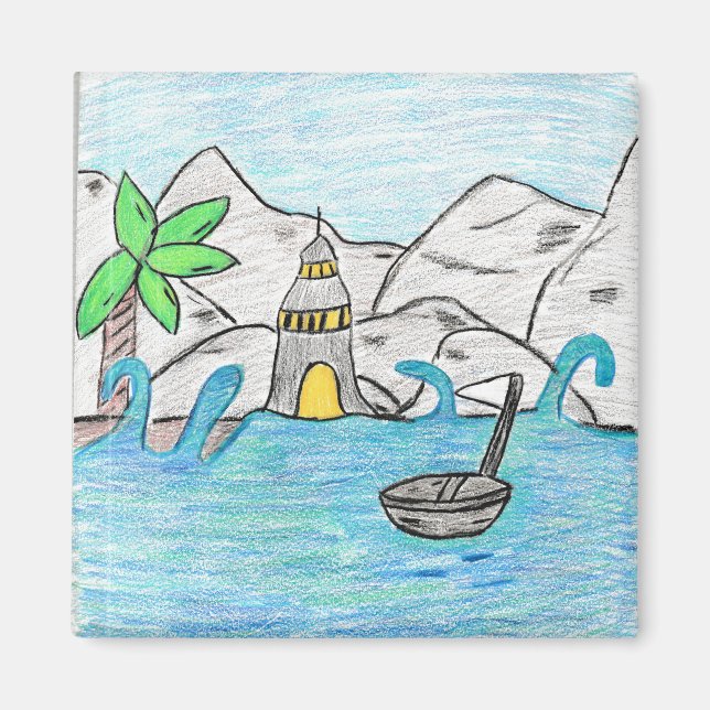 Imán Faro Por Mar (Frente)