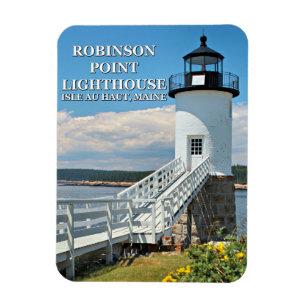 Imán Faro Robinson Point, Isle Au Haut, Maine