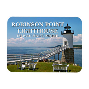 Imán Faro Robinson Point, Isle Au Haut, Maine
