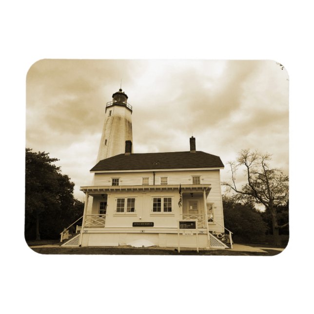 Imán Faro Sandy Hook (Horizontal)