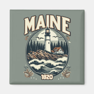 Imán Faro Vintage Maine