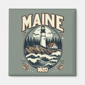 Imán Faro Vintage Maine
