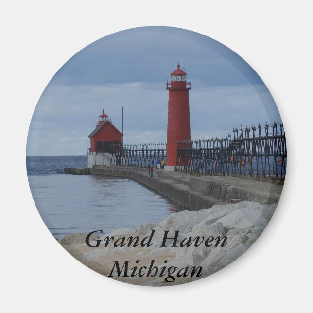 Imán Faros de Grand Haven (Frente)