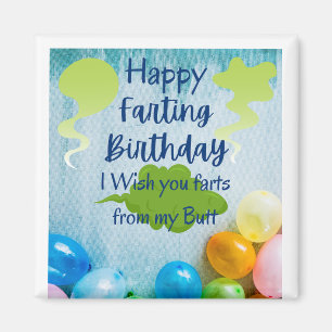 Imán Faros de mi cumpleaños Butt