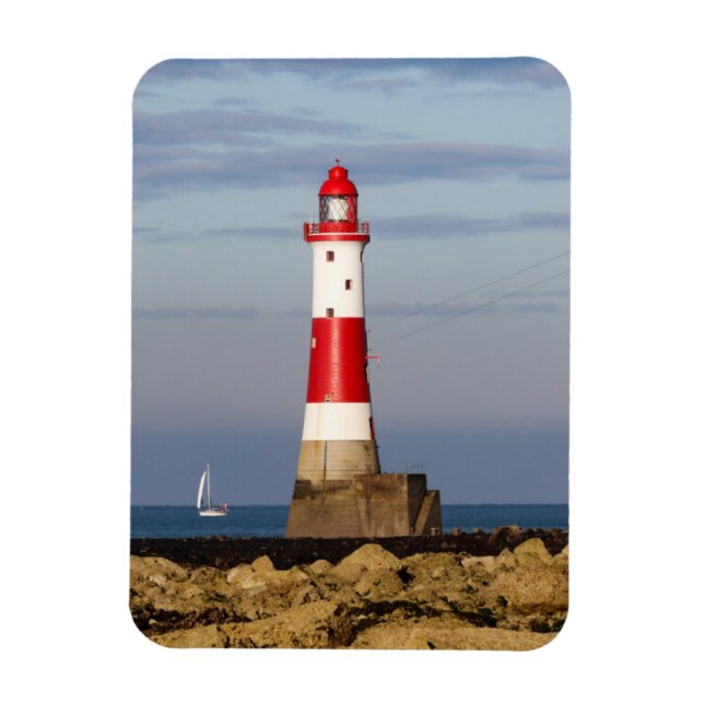 Imán Faros | Faro de Beach Head en Inglaterra (Vertical)