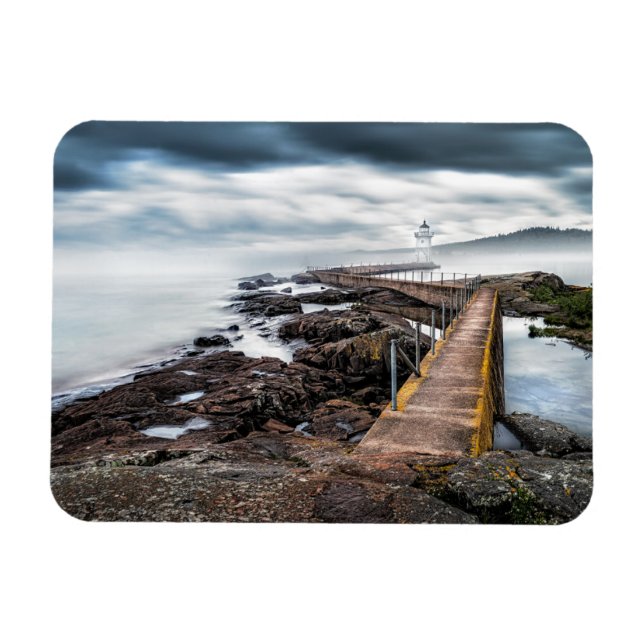 Imán Faros | Faro del Gran Marais Minnesota (Horizontal)