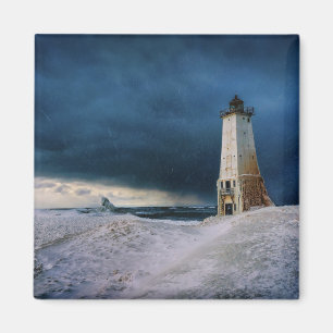 Imán Faros Faro Frankfort Lago Michigan