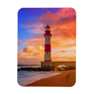 Imán Faros   Faro Itapuã Bahia Brasil