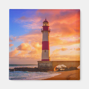 Imán Faros   Faro Itapuã Bahia Brasil