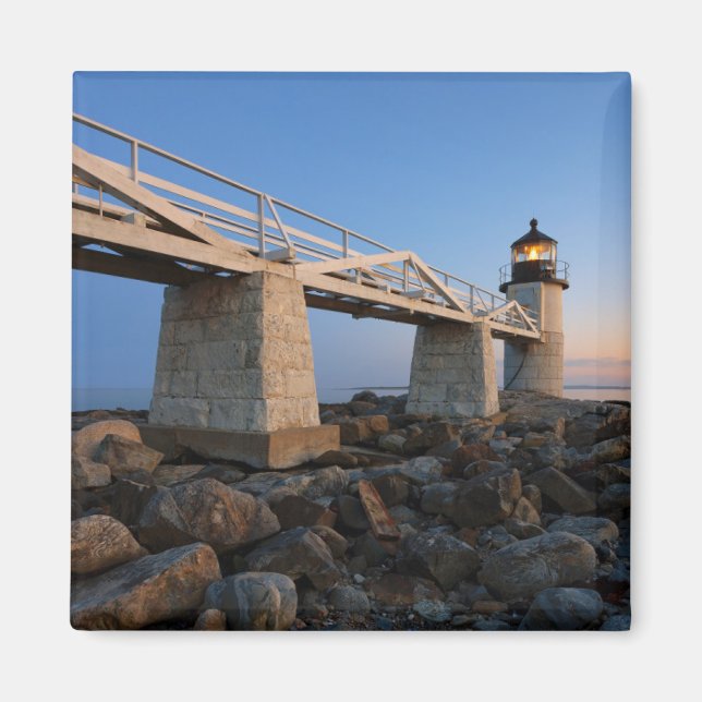 Imán Faros | Faro Port Clyde Maine (Frente)