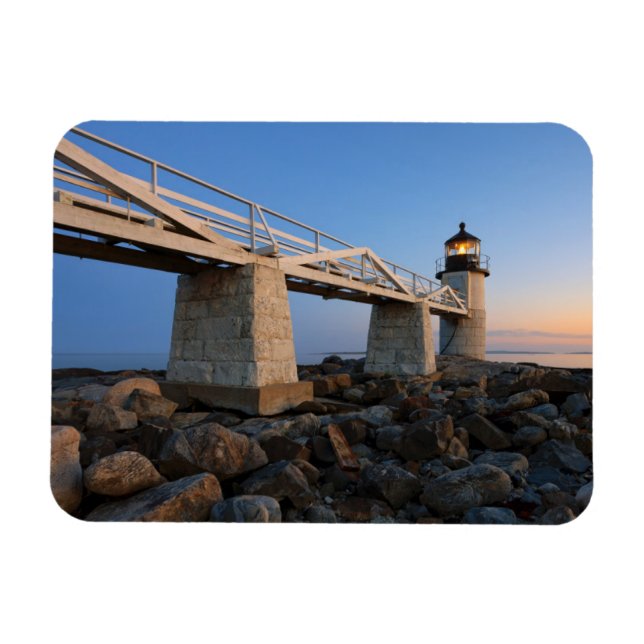 Imán Faros | Faro Port Clyde Maine (Horizontal)