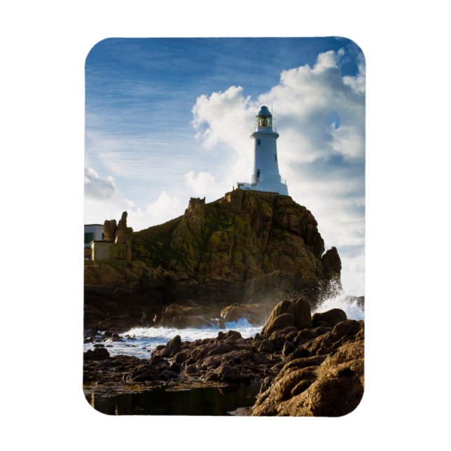 Imán Faros | Islas del Canal de La Corbière (Vertical)