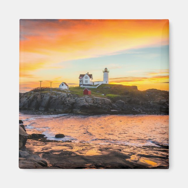 Imán Faros | Nubble Lighthouse Maine (Frente)