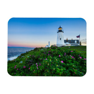 Imán Faros Point Lighthouse Bristol Maine
