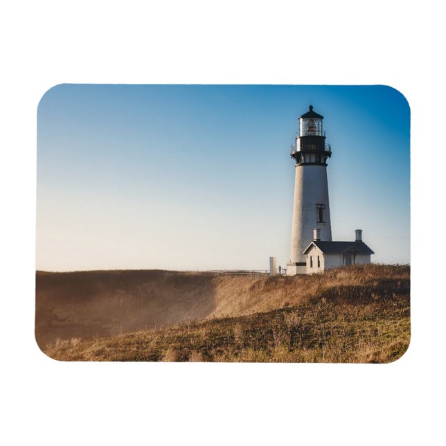 Imán Faros | Yaquina Head Lighthouse Oregon (Horizontal)