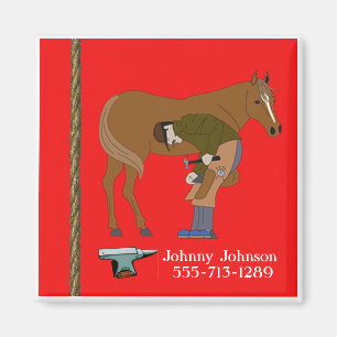 Imán Farrier de caballos del Oeste