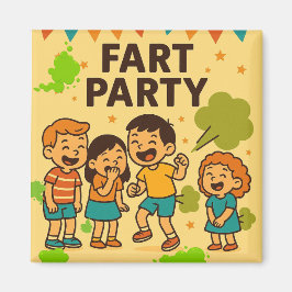Imán Fart Fiesta Funny Personalizado