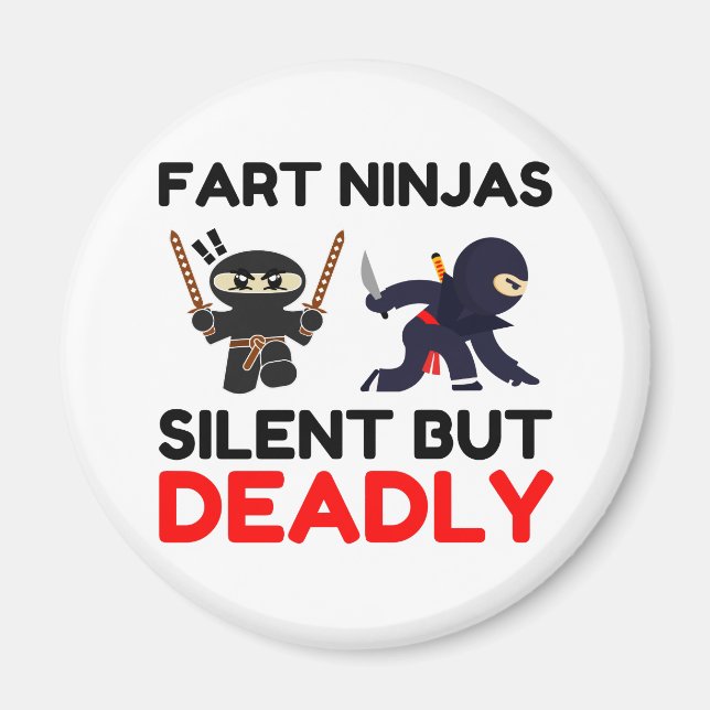 Imán Fart Ninjas Silent But Deadly (Frente)