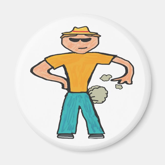 Imán Farting Man (Frente)