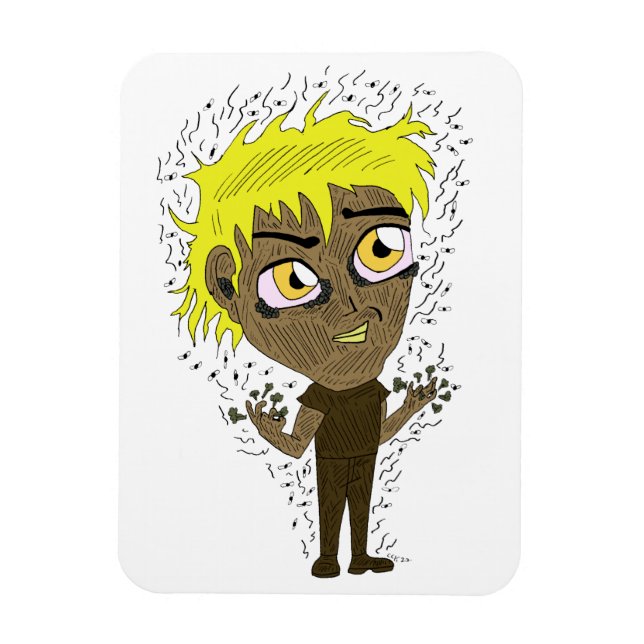 Imán Farty Fingers Chibi (Vertical)