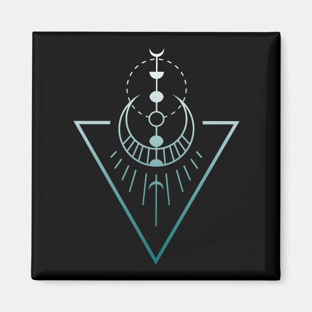 Imán fases de luna geo (Frente)