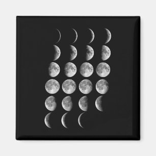 Imán Fases lunares nerd de Leonard Ciencia espacial Est