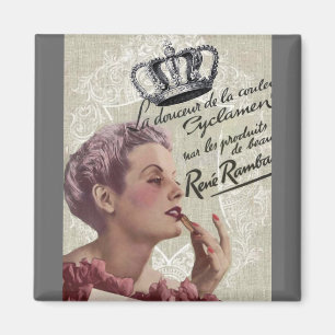 Imán Fashionista femenino del encanto de la corona