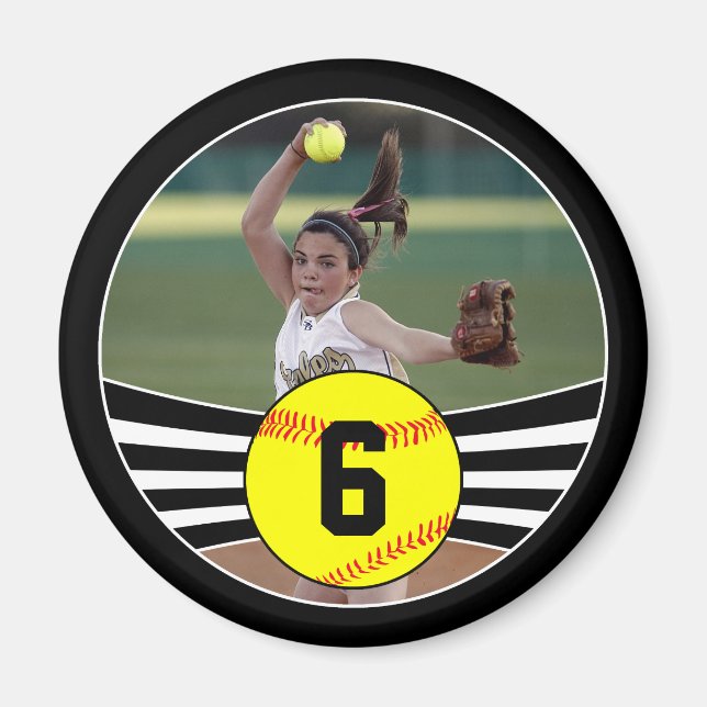 Imán Fastpitch Softball Magnet (Frente)