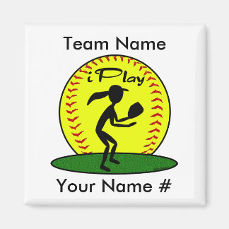 Imán Fastpitch Softball Magnet