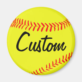 Imán Fastpitch Softball Personalizado Magnet