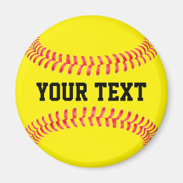 Imán Fastpitch Softball Player Personalizado Nombre de 