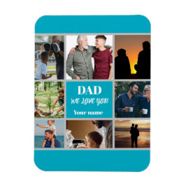 Imán Father’s Day Gift for Dad | Custom Photo & Name