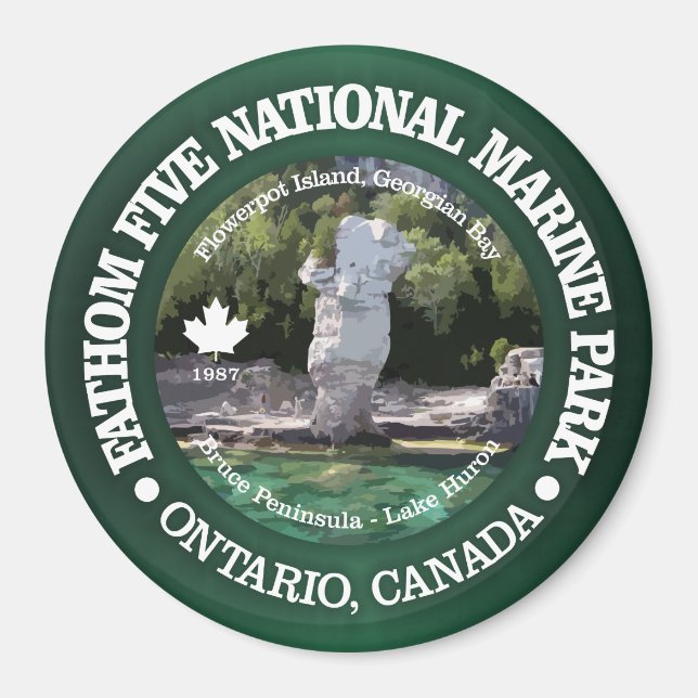 Imán Fathom Five NMP (Frente)