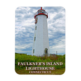 Imán Faulkners Island Lighthouse, Connecticut